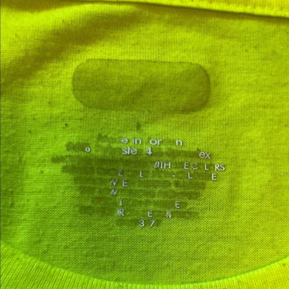 Fila Yellow Long Sleeve Tee Casual Comfort - Picture 7 of 7